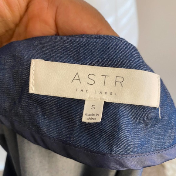ASTR The Label Denim Trench Jacket - Picture 7 of 8